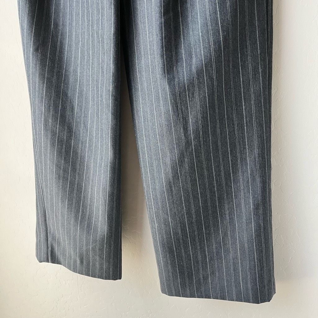 Jonathan Simkhai NEW SIMKHAI Trouser Pants Overlap Pinstripe Pants Gray Size Size 30" / US 8 / IT 44 - 4 Thumbnail
