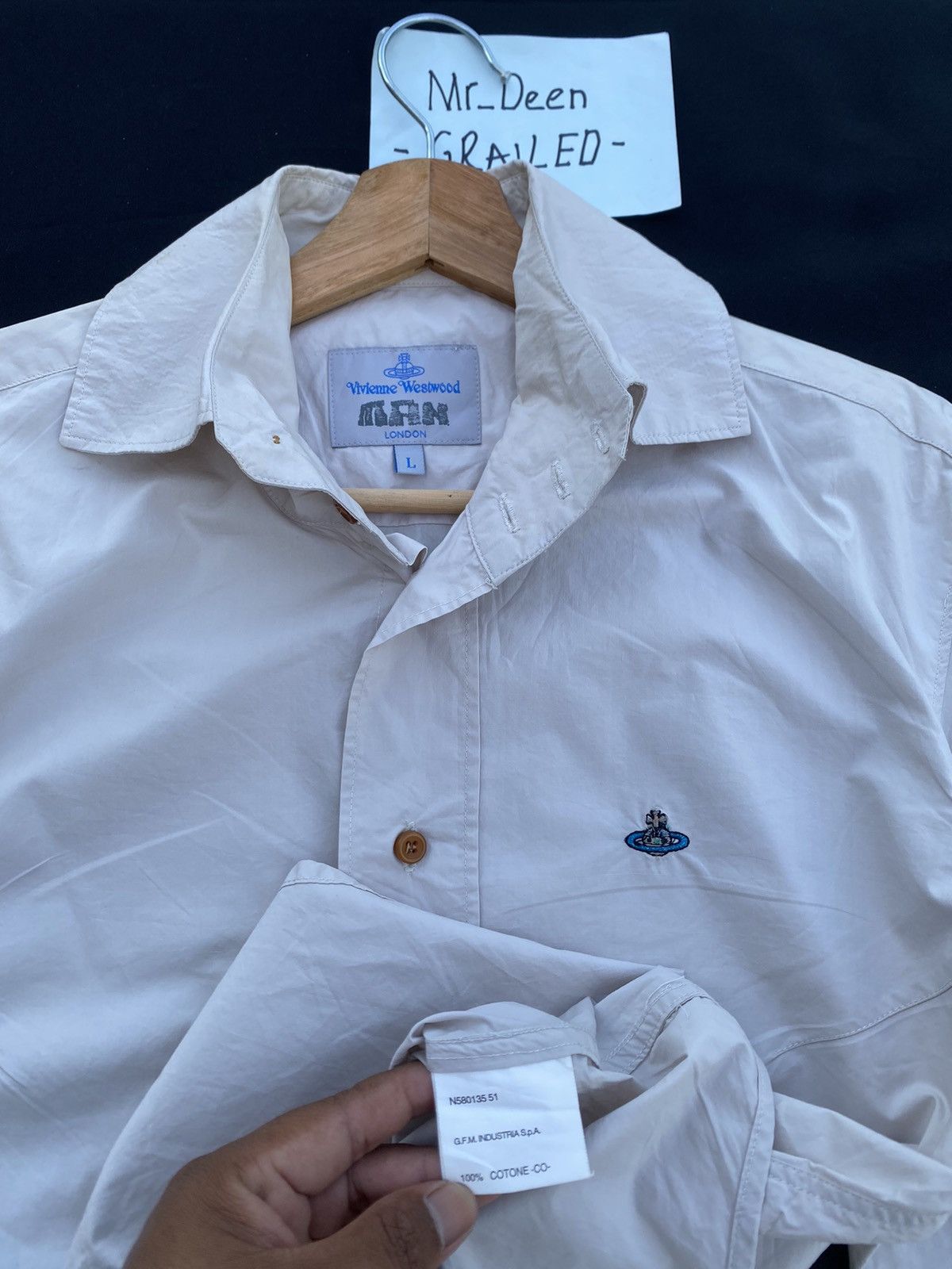 Vivienne Westwood Vintage Vivienne Westwood Small Logo Button Ups Shirt Size US S / EU 44-46 / 1 - 12 Thumbnail