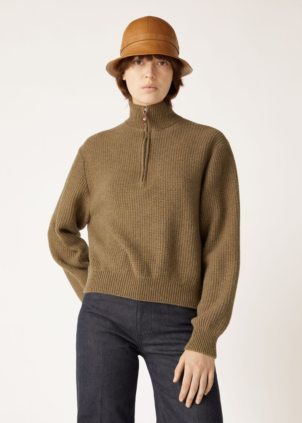 Loro Piana o1w1db10825 FAO2899 Fobello Sweater in Brown Size XS / US 0-2 / IT 36-38 - 4 Thumbnail
