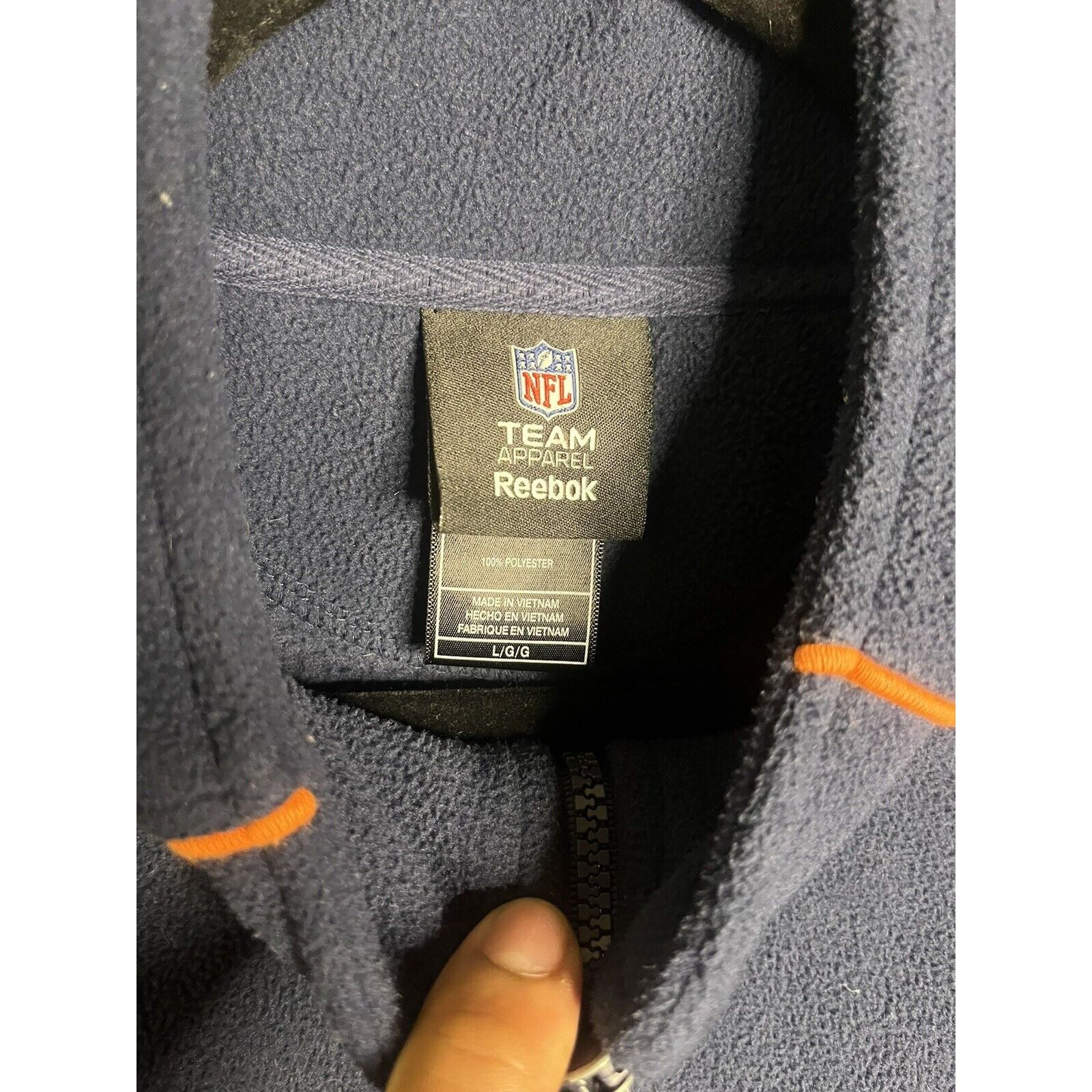 Reebok Denver Broncos Sz L NFL Reebok Authentic Sideline Embroidere Size US L / EU 52-54 / 3 - 2 Thumbnail