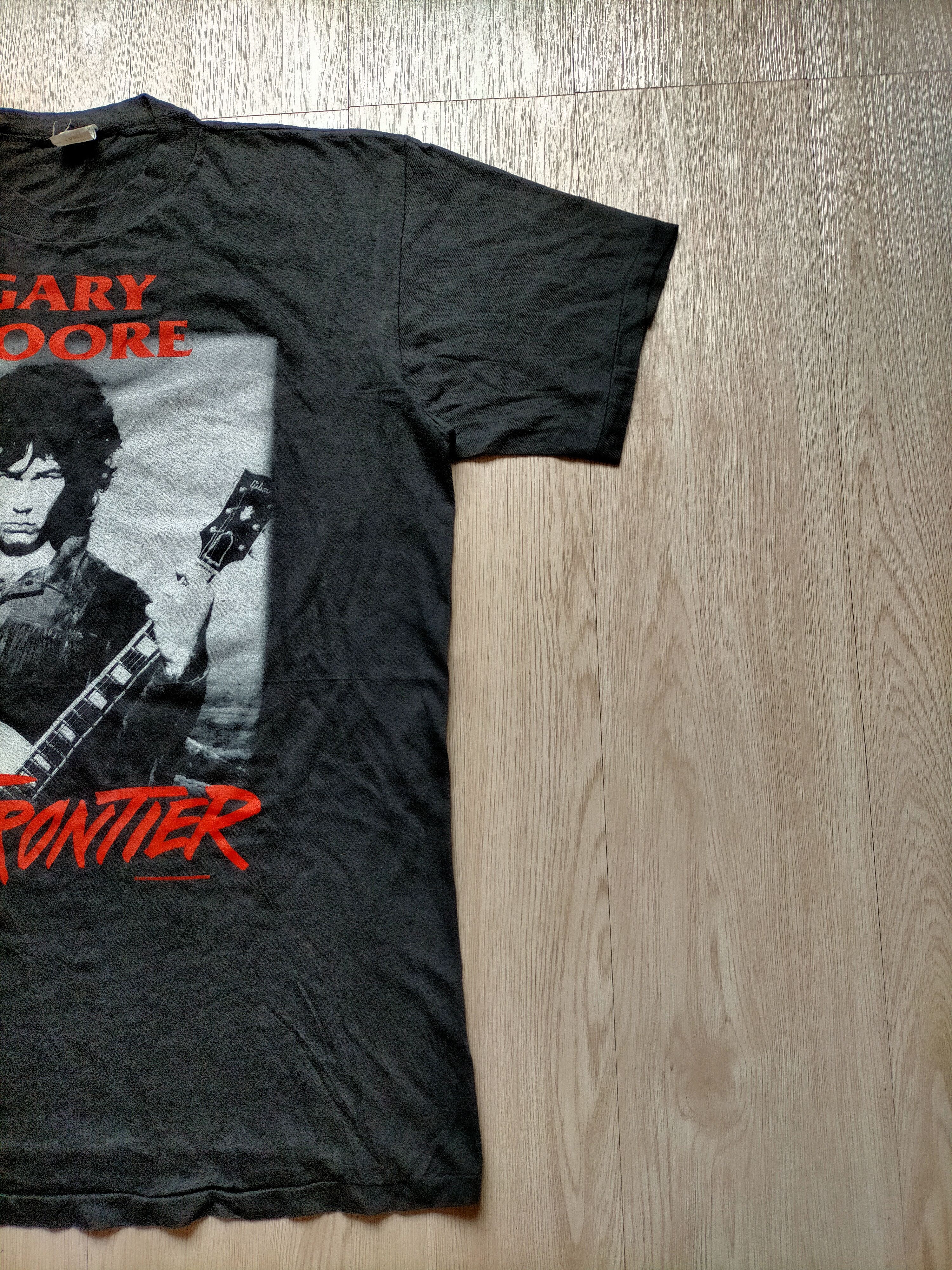 Band Tees Vintage 1987 Gary Moore Sigle Stich black tee Size Large Size US L / EU 52-54 / 3 - 8 Thumbnail