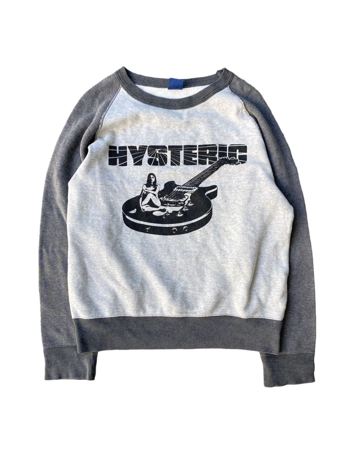 image of Hysteric Glamour 1990S Iconic Hysteric Girl On Guitar Sweatshirt, Men's (Size Medium)