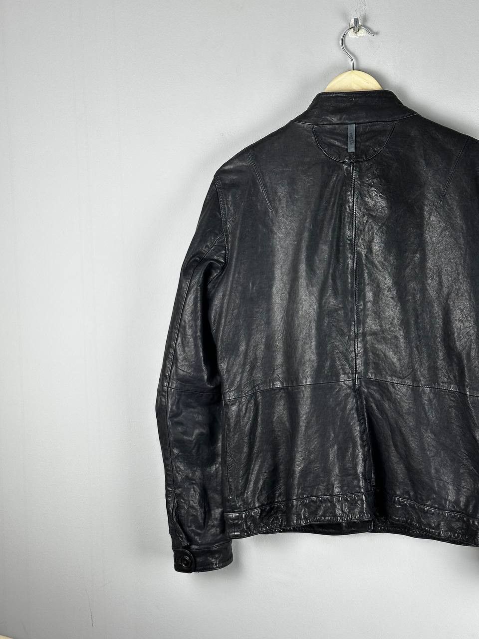 DKNY Vintage Indie Sleaze DKNY Racing Leather Jacket Size US M / EU 48-50 / 2 - 9 Thumbnail
