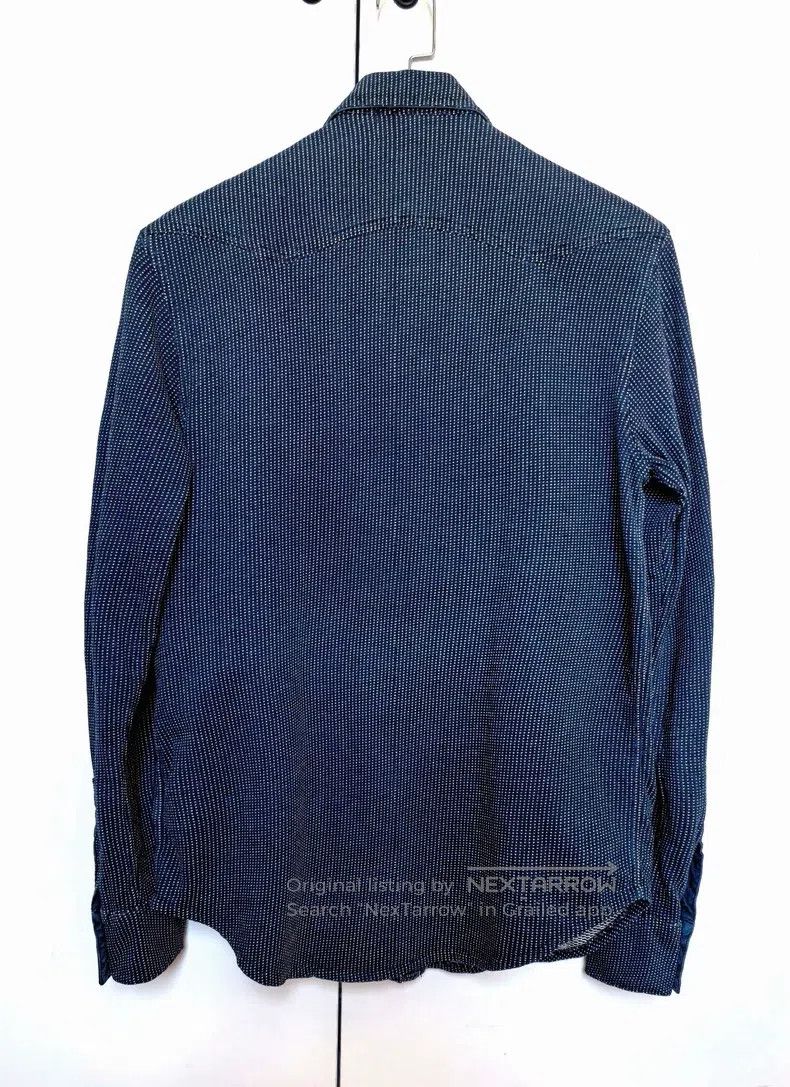 RRL Ralph Lauren RRL Ralph Lauren Blue dyed prickly Western shirt Size US M / EU 48-50 / 2 - 2 Thumbnail