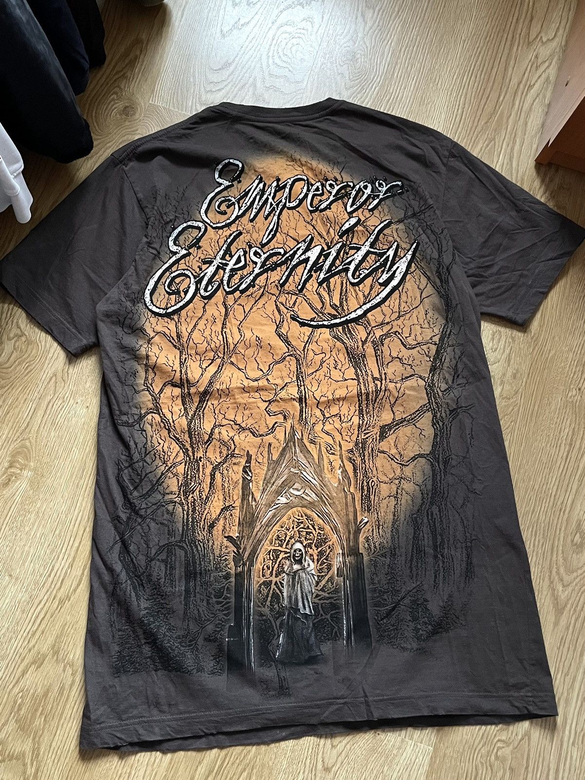Affliction Y2K Vintage Crazy Affliction Style All Over Print Skull Tee Size US L / EU 52-54 / 3 - 2 Thumbnail