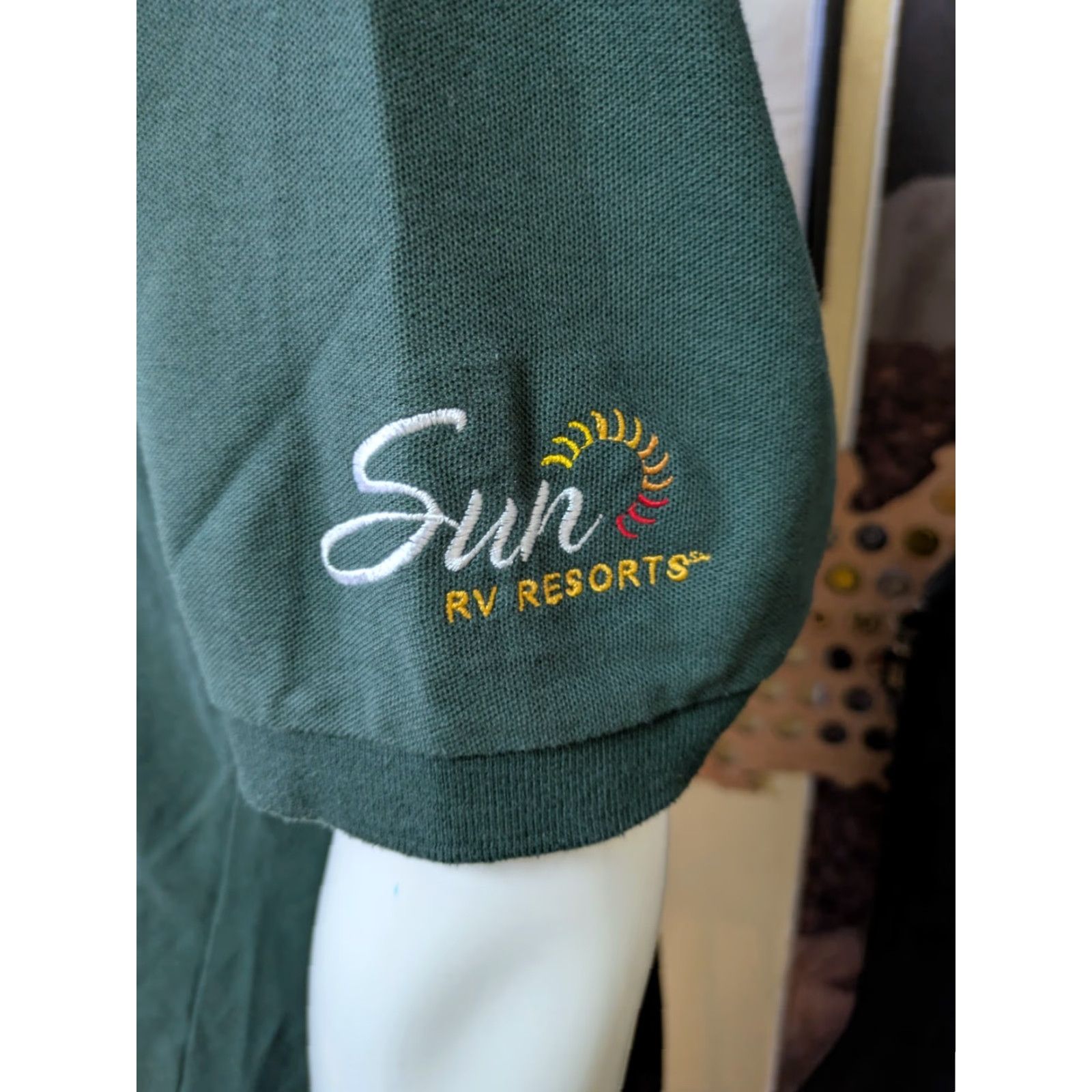 PONY VINTAGE Pony Espresso & Creamery Sun RV Resorts Polo Shirt XL Berlin MD Frontier Town Shirt Mens XL Green Polo Rugby Size US XL / EU 56 / 4 - 3 Thumbnail