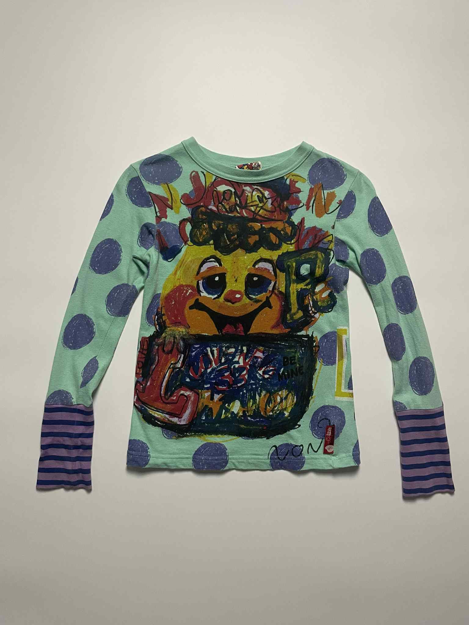 Vintage Vintage Grand Slam Love Revolution Long Sleeve Art Shirt Size XXS / US 00 / IT 34 - 1 Thumbnail