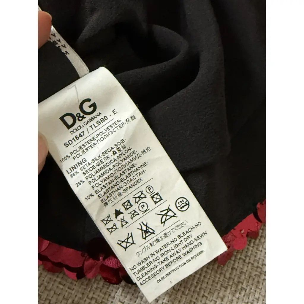 Dolce & Gabbana Dolce & Gabbana Red Sequin Bodycon Cocktail Dress Size IT 46 Size L / US 10 / IT 46 - 9 Thumbnail