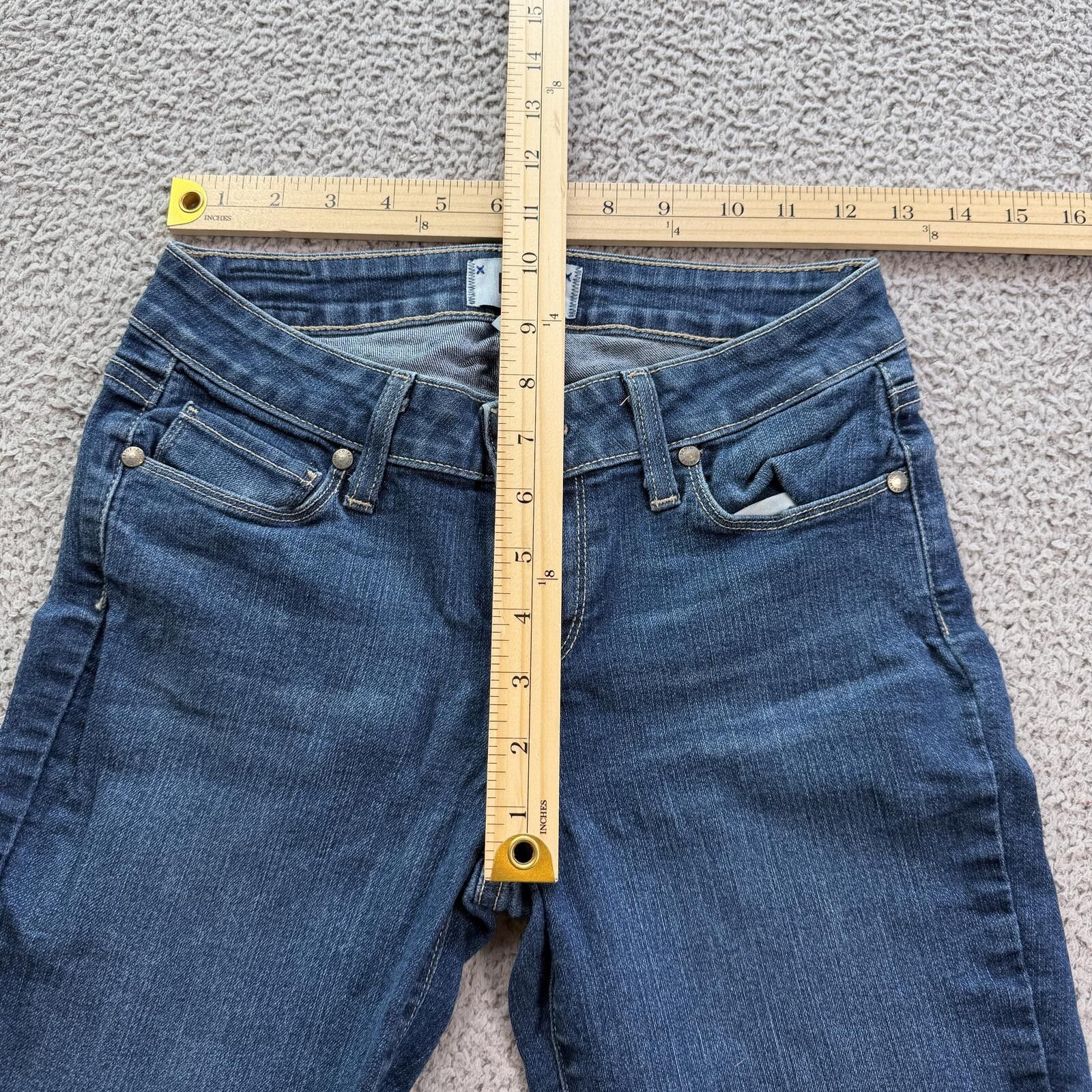 Paige PAIGE Verdugo Ankle Skinny Jeans Womens 26 Blue Stretch Size 26" / US 2 / IT 38 - 3 Thumbnail