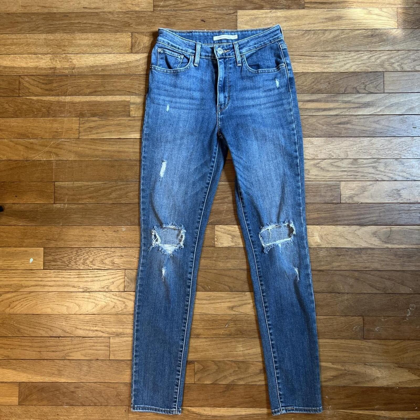 Levi's Levi’s 721 High Rise Skinny Jean Size 27" / US 4 / IT 40 - 2 Thumbnail