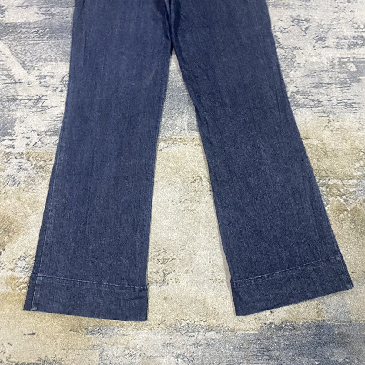 Japanese Brand Newyork Flare Bell bottom Denim Trousers Size 32" / US 10 / IT 46 - 8 Thumbnail