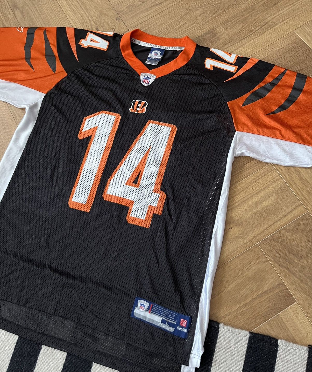 Reebok Vintage Andy Dalton Cincinnati Bengals #14 Reebok Jersey Size US L / EU 52-54 / 3 - 6 Thumbnail