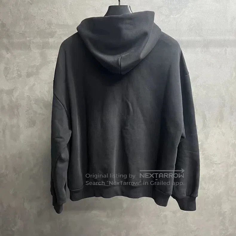 Balenciaga Balenciaga Black Hooded Zip Sweatshirt. Size US M / EU 48-50 / 2 - 2 Thumbnail