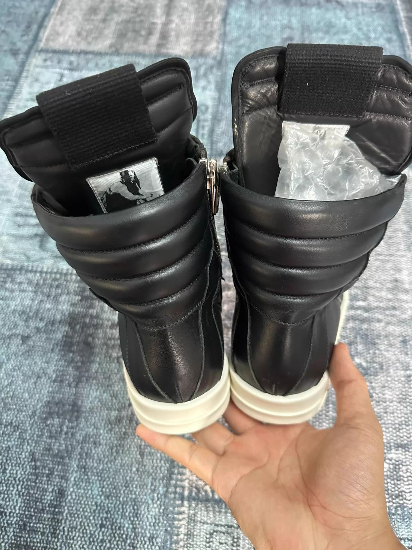 Rick Owens Rick Owens Reverse Triangle 38 Black Minimal Wear Size US 7.5 / IT 37.5 - 4 Thumbnail