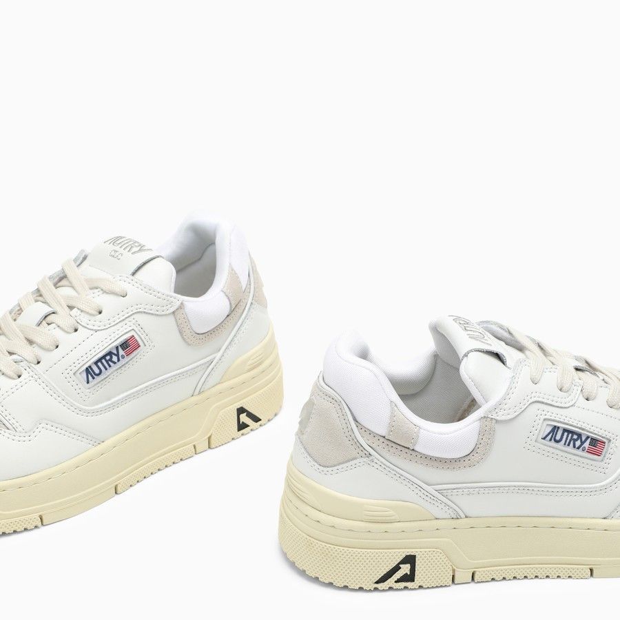 AUTRY o1d2blof0824 Leather Low Trainers in White Size US 7 / IT 37 - 5 Thumbnail