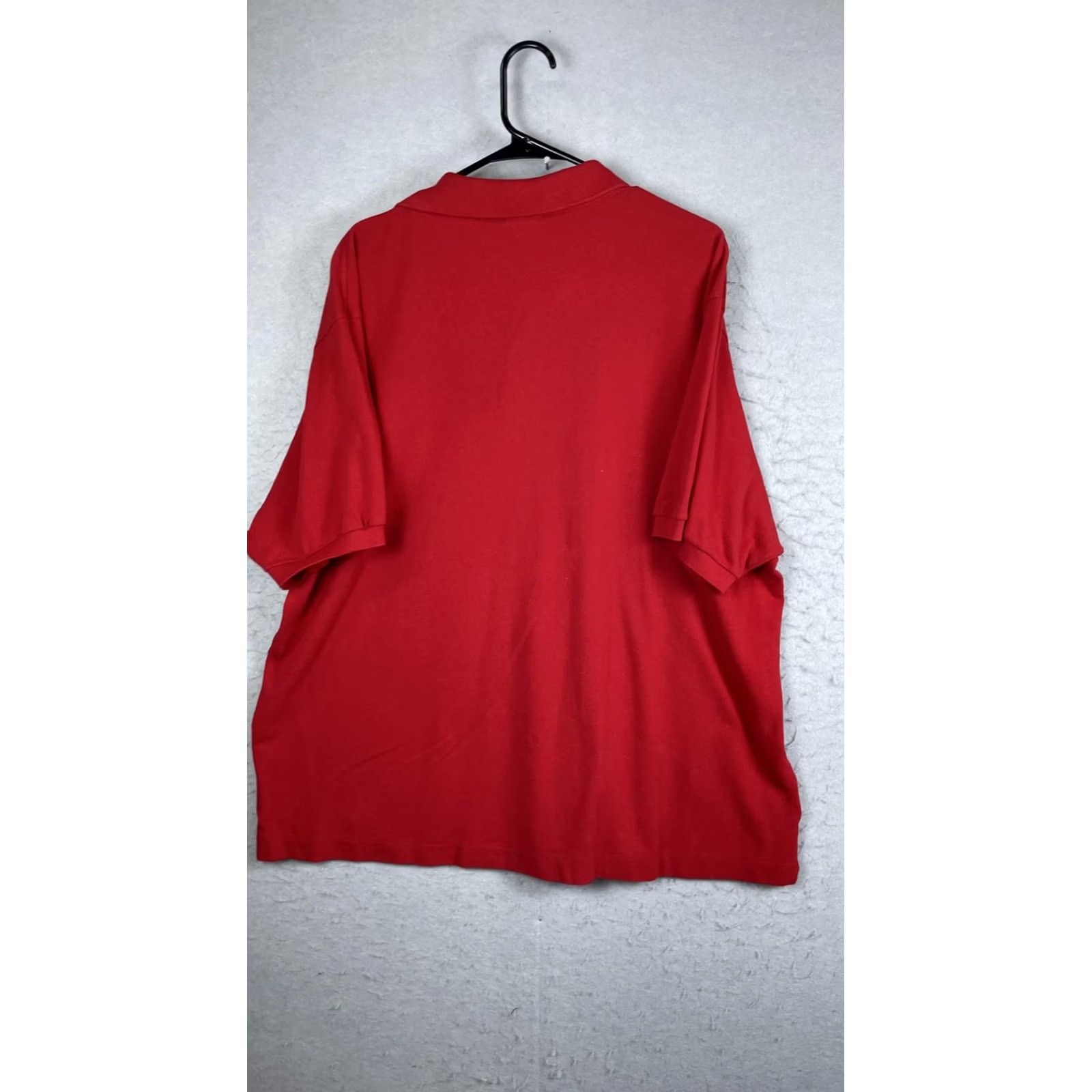Lacoste Lacoste Polo Shirt Mens 4XL Red Pique Short Sleeve Crocodile Logo Golf Casual Size US XXL / EU 58 / 5 - 6 Thumbnail