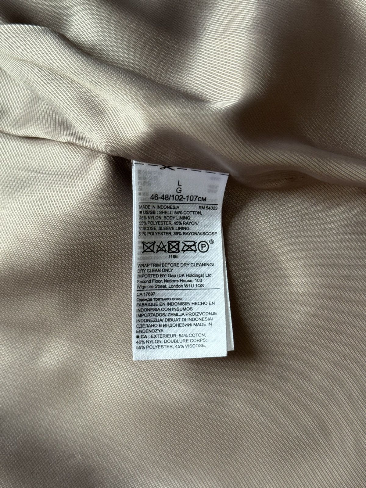 Banana Republic Banana Republic Trench Over Coat Size US L / EU 52-54 / 3 - 7 Thumbnail