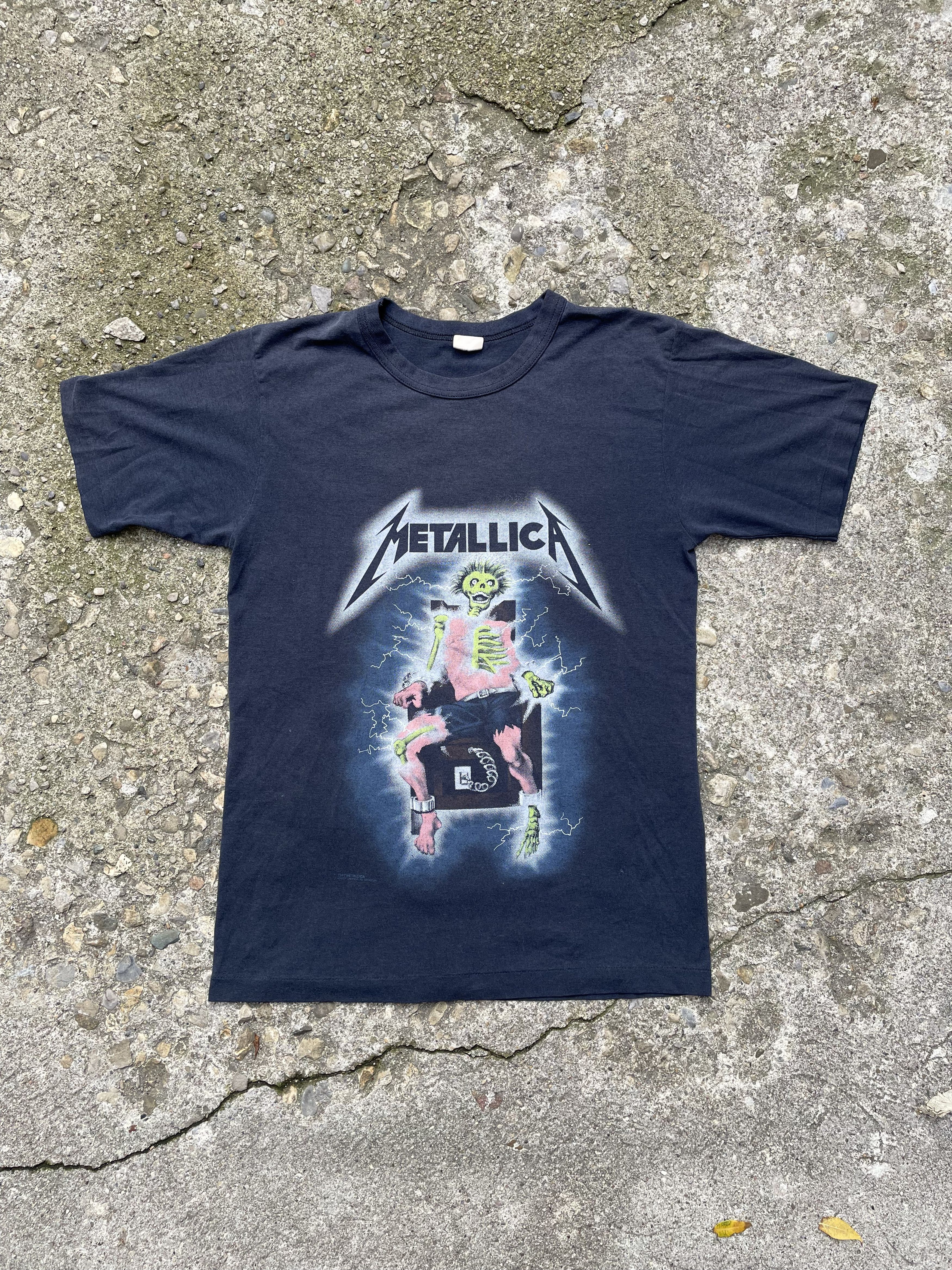 Band Tees × Metallica × Vintage VTG 1987 Metallica Kill Em All Double Sided Band T-Shirt Size US L / EU 52-54 / 3 - 1 Thumbnail