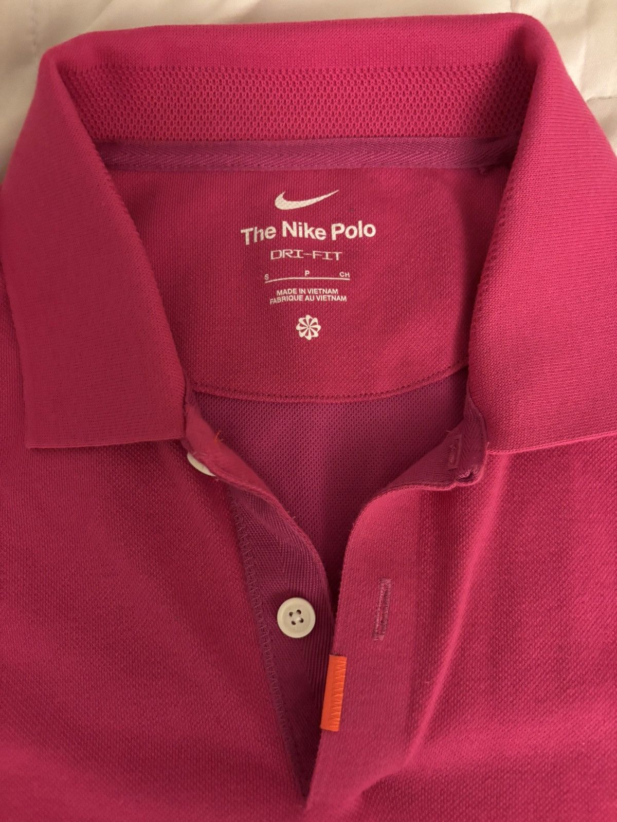 Nike The Nike Polo (Men’s, Active Pink) - Size S Size US S / EU 44-46 / 1 - 5 Thumbnail