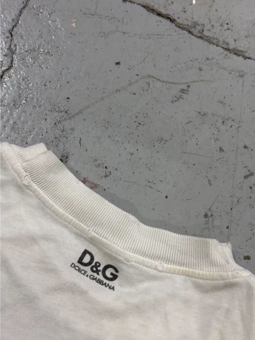 Dolce & Gabbana 2000s Dolce & Gabbana White Cotton S.Domenico Print T-Shirt Size US S / EU 44-46 / 1 - 8 Thumbnail