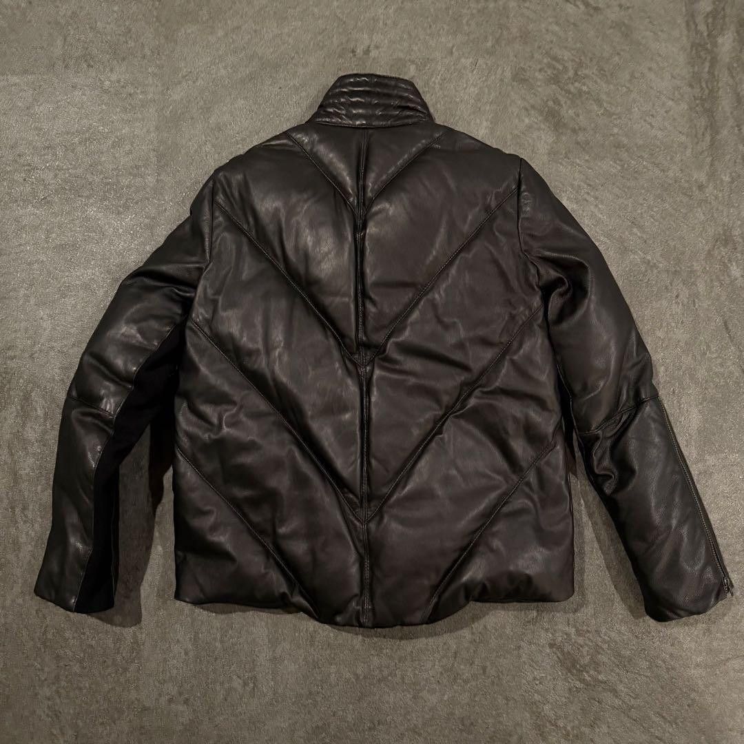 Helmut Lang Helmut Lang Leather Down Sheepskin Jacket Black S Size US S / EU 44-46 / 1 - 2 Thumbnail