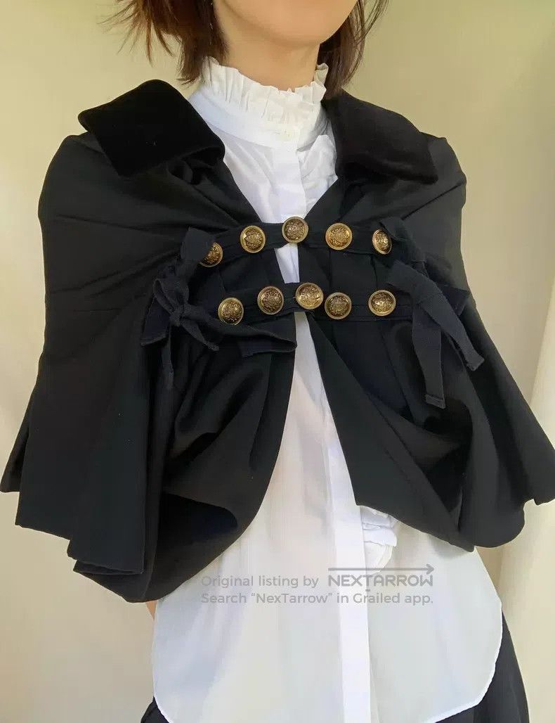 Comme des Garcons Comme Des Garcons Dark Gothic Deconstructed Cloak Coat Size M / US 6-8 / IT 42-44 - 5 Thumbnail