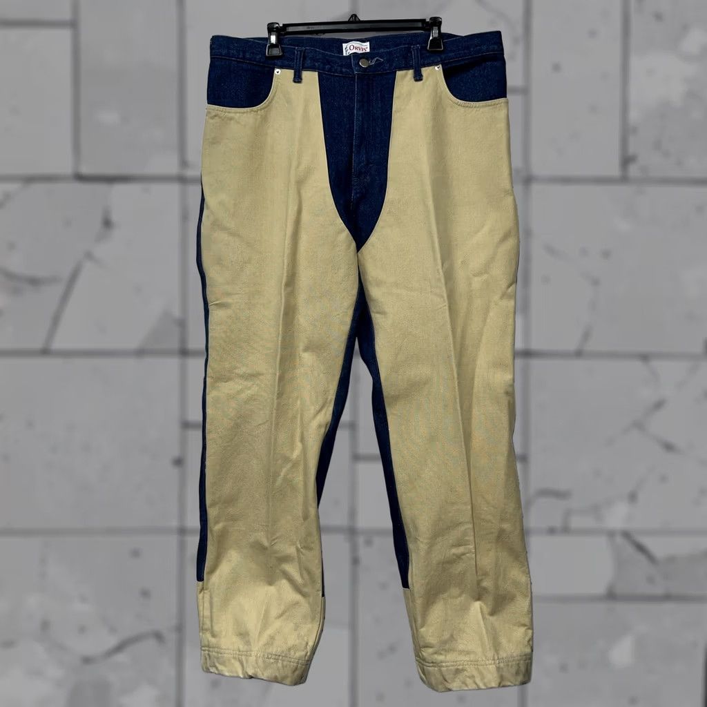 Orvis Orvis Jeans Men 40x31 Beige Straight Sized 40 Regular Inseam 31 Mens Beige Jeans Orvis Size US 40 / EU 56 - 1 Thumbnail