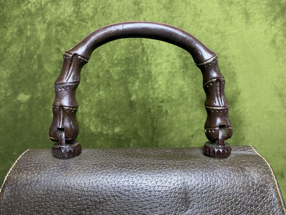 Gucci Gucci bamboo top-handle bag, vintage 1970s Size ONE SIZE - 9 Thumbnail