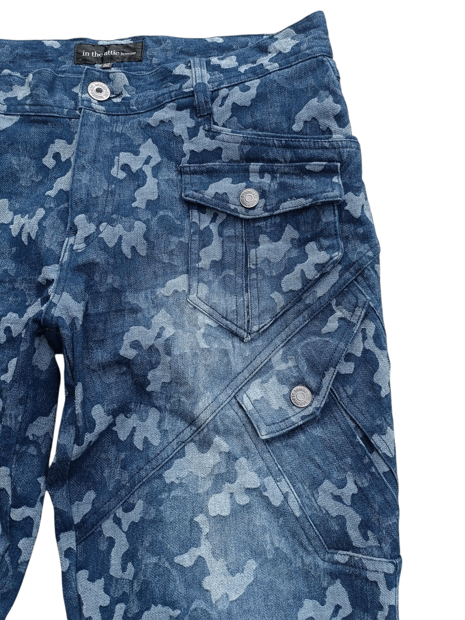 In The Attic × Japanese Brand RARE Japanese Brand In The Attic Camo Multi Pocket Pant E223 Size US 33 - 10 Thumbnail