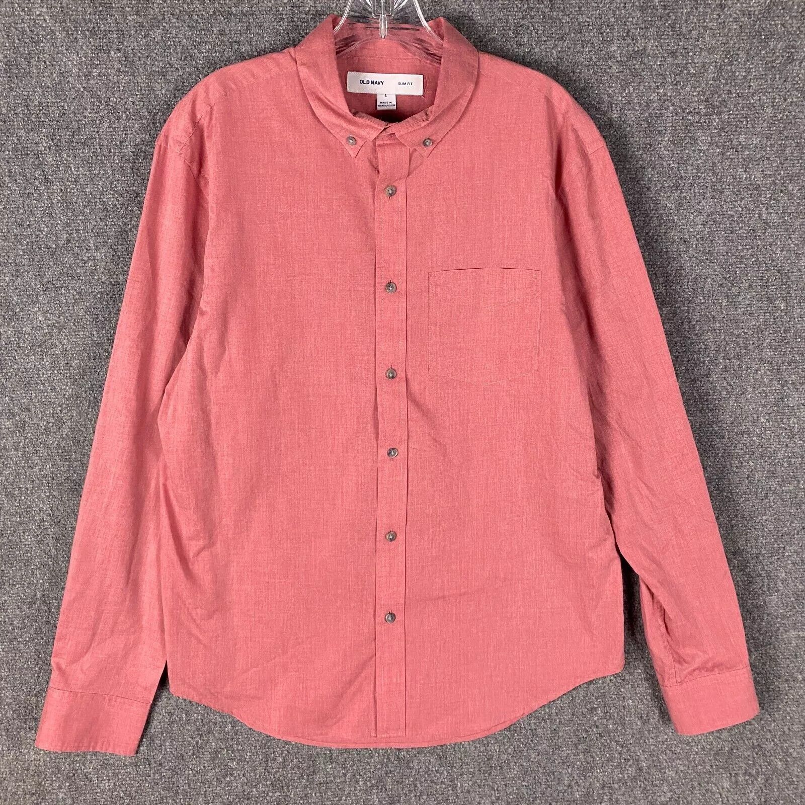 Old Navy Old Navy Button Down Shirt Men Large Slim Fit Long Sleeve L Size US L / EU 52-54 / 3 - 1 Thumbnail