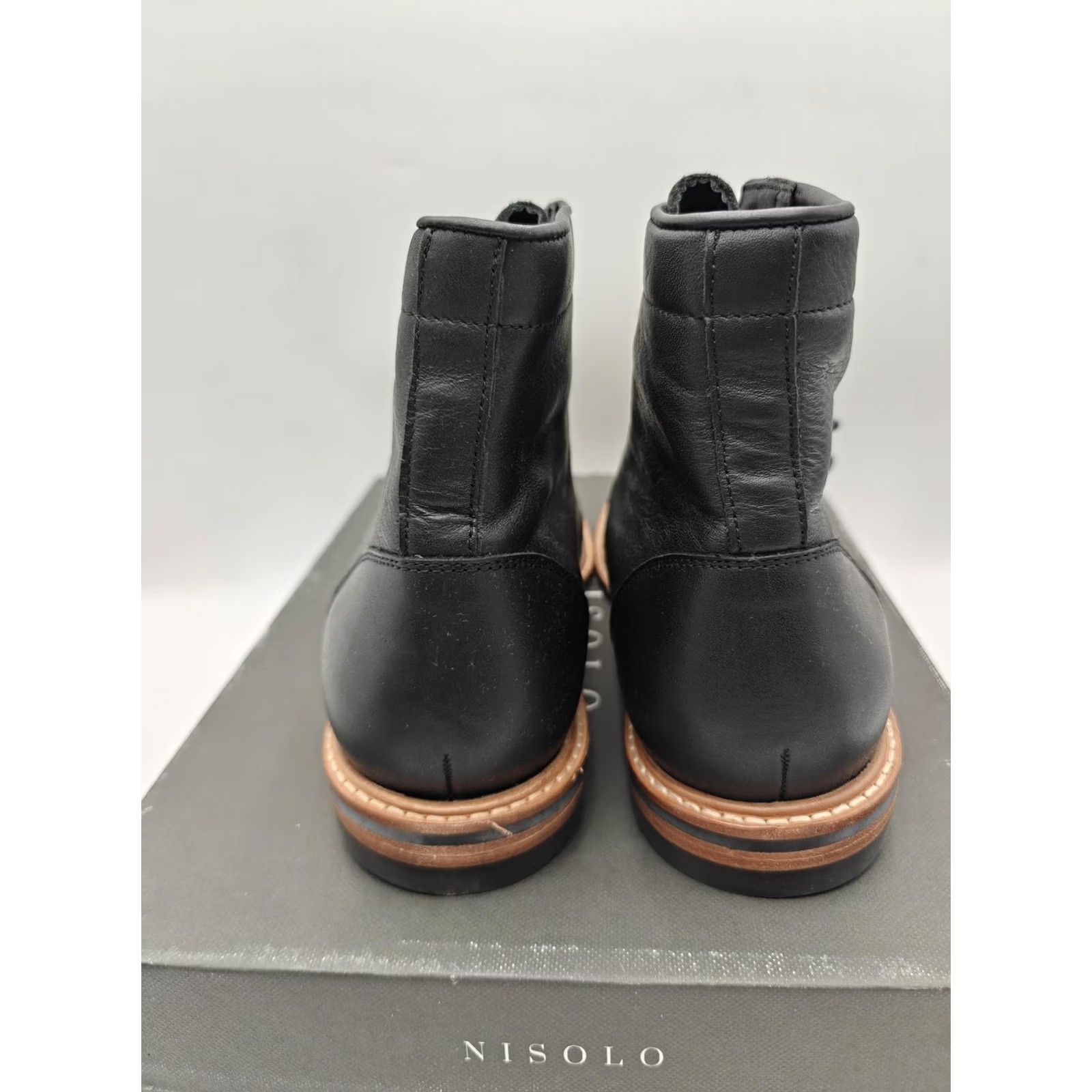 Nisolo All-Weather Chelsea Boots Men’s Size 13 Black Leather Slip-On Martin All-Weather Boot Black – Nisolo main image 4