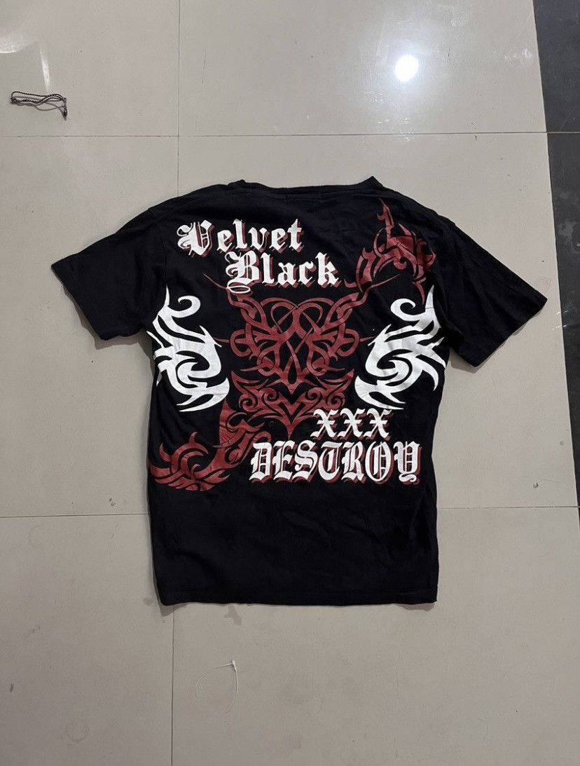 20471120 × Affliction × Japanese Brand JAPANASE Y2K BULLET POEM TEE Size US M / EU 48-50 / 2 - 2 Thumbnail