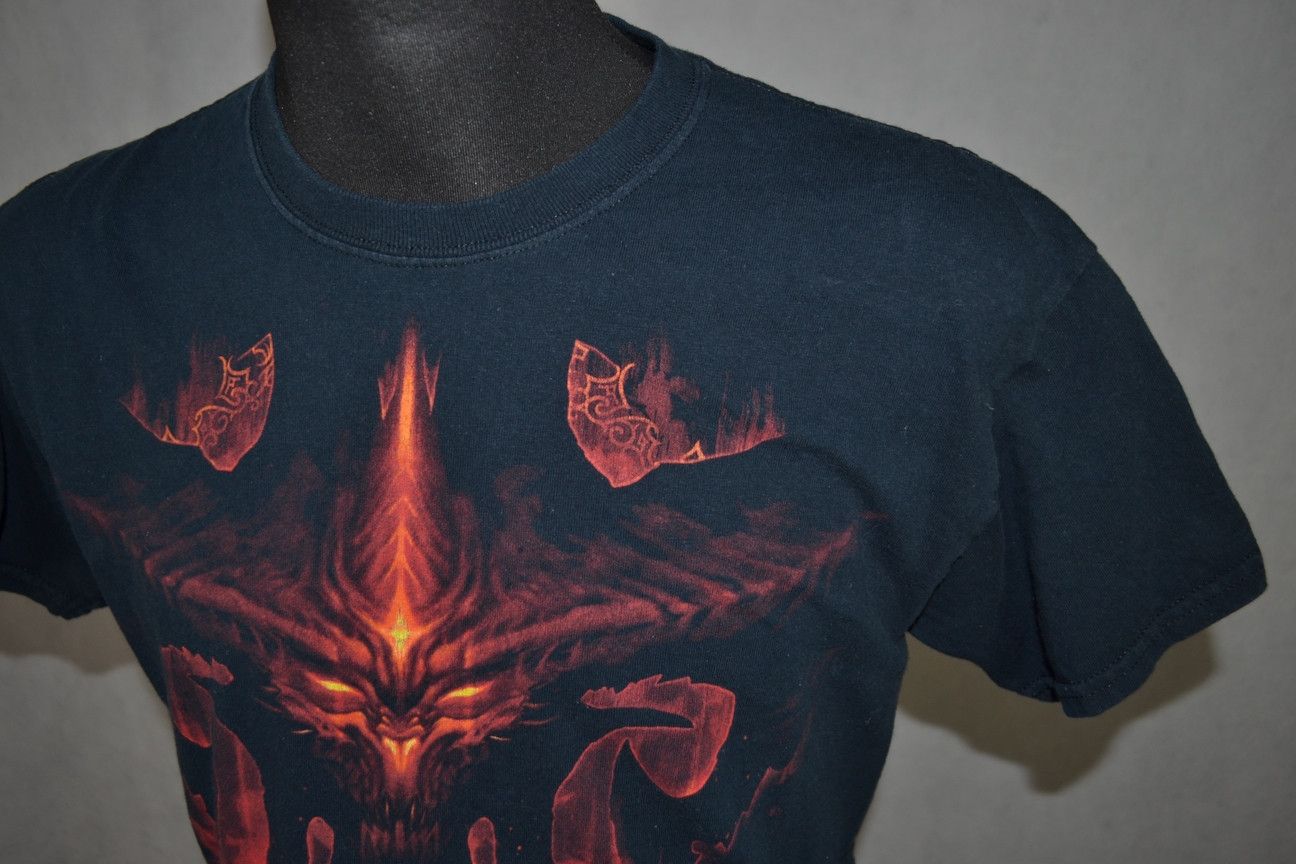 Microsoft × Vintage Vintage Diablo 3 Blizzard Official Merch tee Size US M / EU 48-50 / 2 - 3 Thumbnail