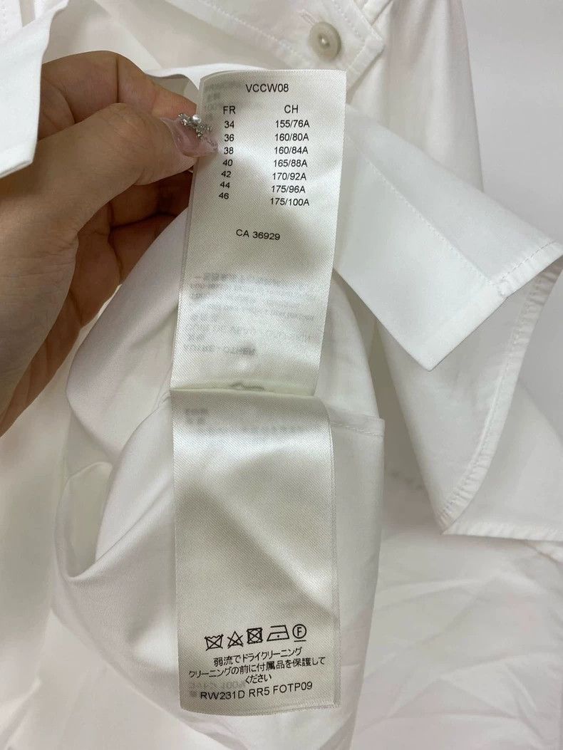 Louis Vuitton Louis Vuitton Embroidered logo white long sleeve shirt Size US XXS / EU 40 - 7 Thumbnail