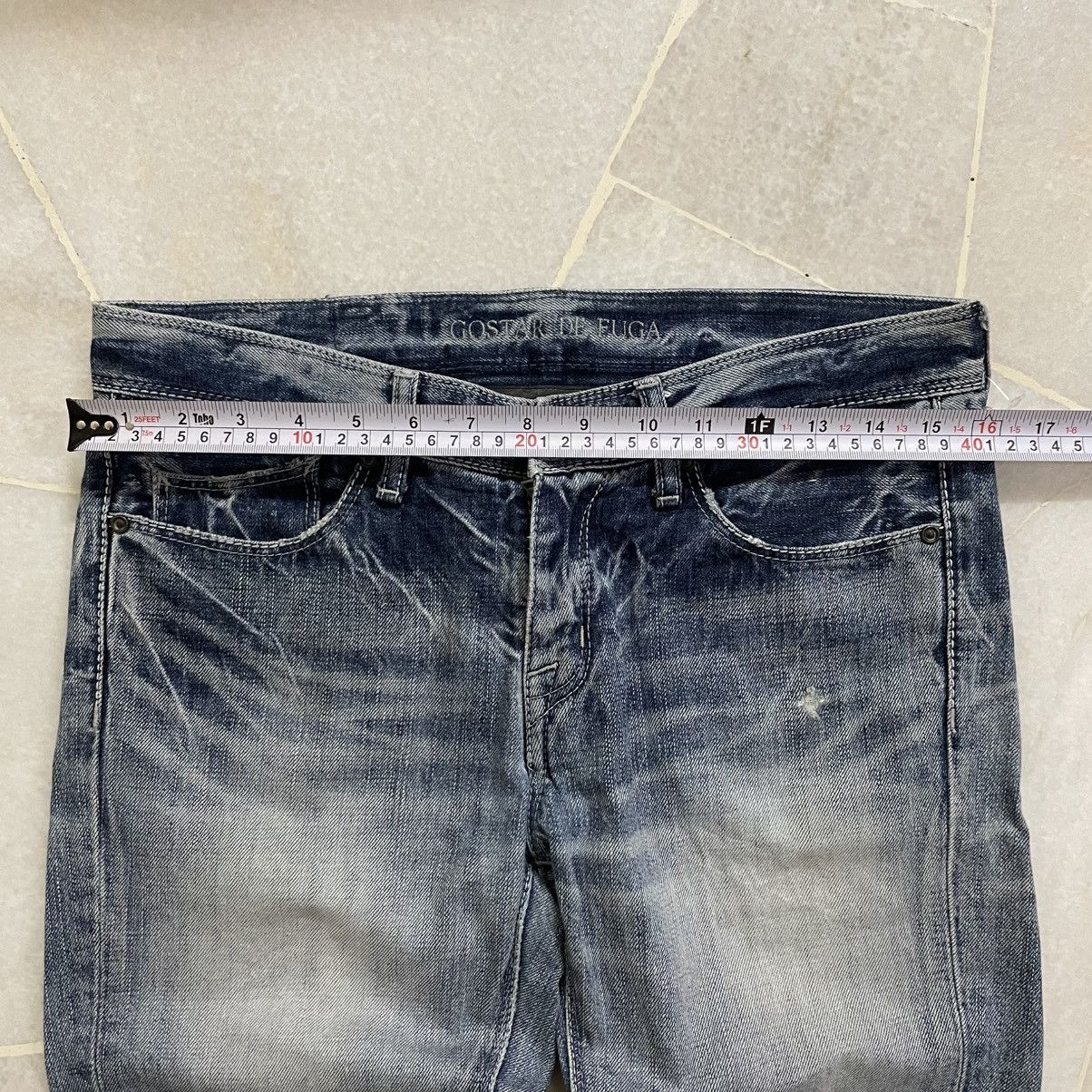 If Six Was Nine Original jeans GOSTAR DE FUGA No. GDF12-C25 Size US 31 - 5 Thumbnail