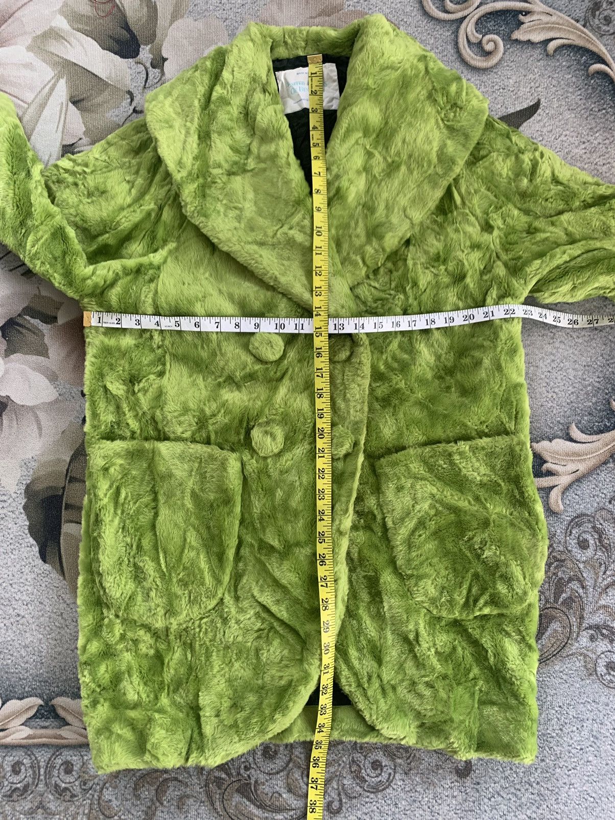 United Colors Of Benetton United Colors Of Benetton Furry Like Double Breast Coat Size M / US 6-8 / IT 42-44 - 12 Thumbnail