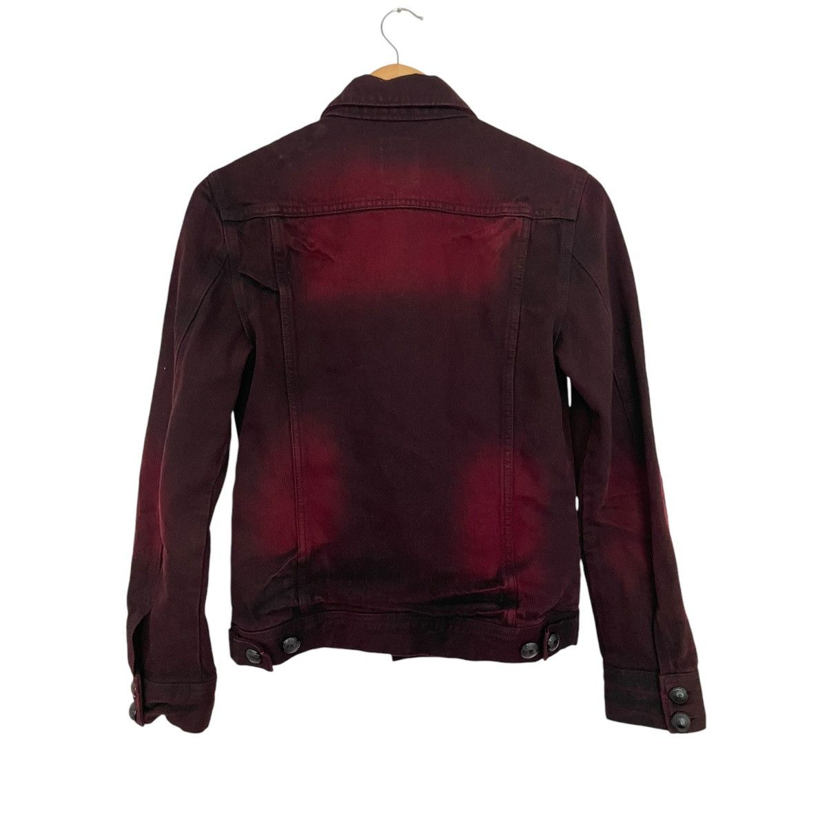 Designer × Japanese Brand Midas blood red denim jacket | Grailed