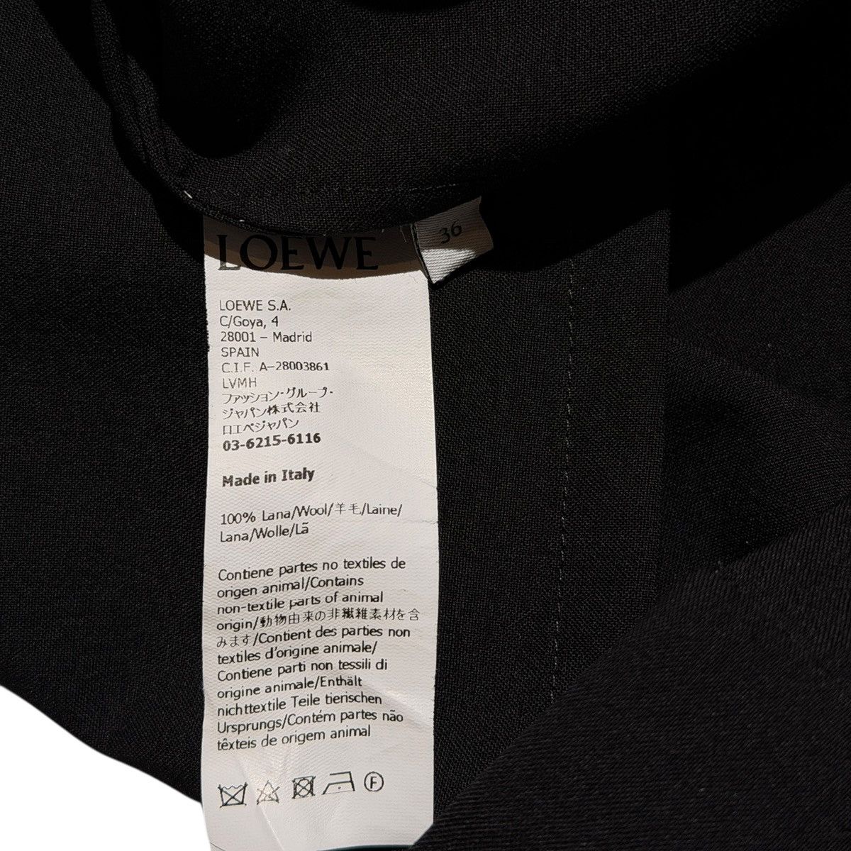 Loewe $1,300 back to front wool shirt Size US M / EU 48-50 / 2 - 5 Thumbnail