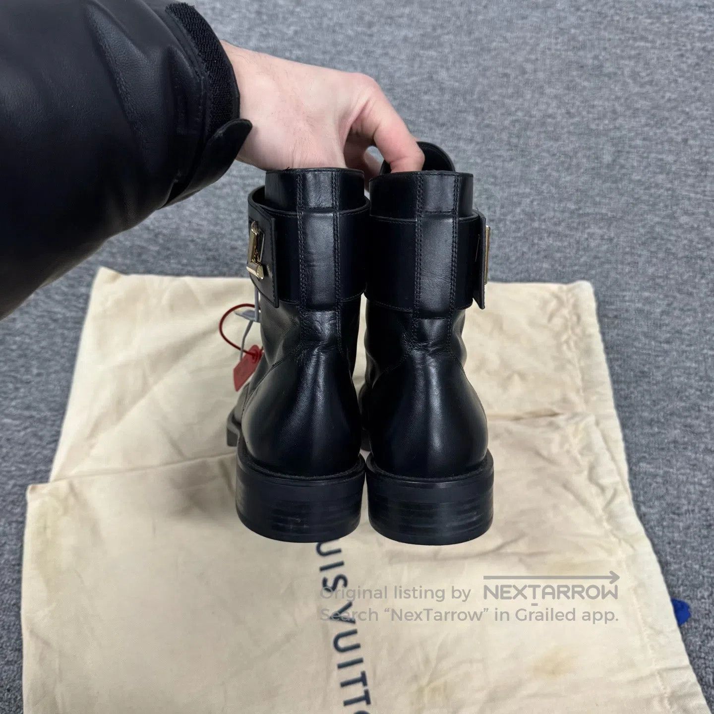 Louis Vuitton Louis Vuitton Black Gold High-profile Influencer Medium-He Size US 7 / IT 37 - 4 Thumbnail