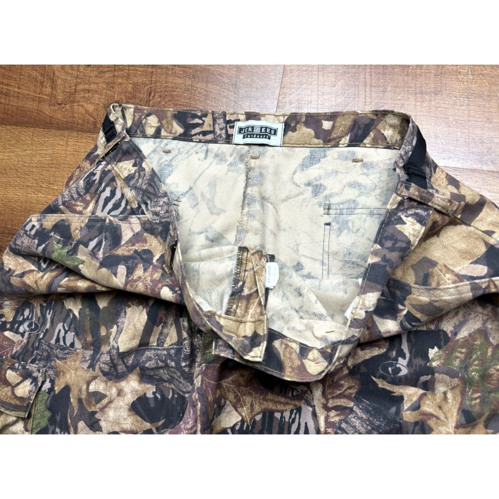 Vintage VINTAGE Mossy Oak FOREST FLOOR Hunting Cargo Pants Jerzees - Men’s 2XL USA Size US 39 - 6 Thumbnail