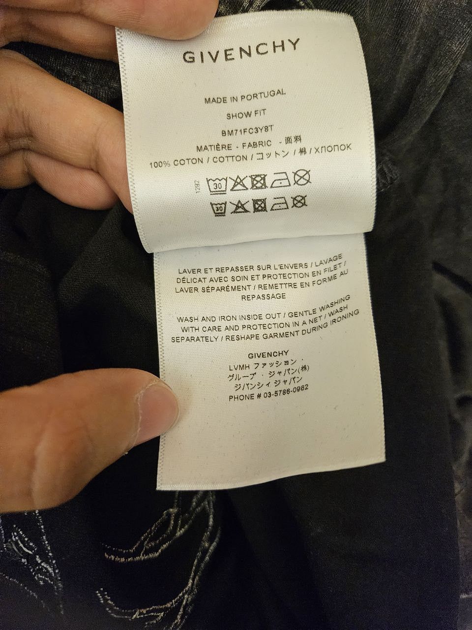 Givenchy *New* Overlapped Layered Logo Balvaca Hood Longsleeve Size US L / EU 52-54 / 3 - 6 Thumbnail