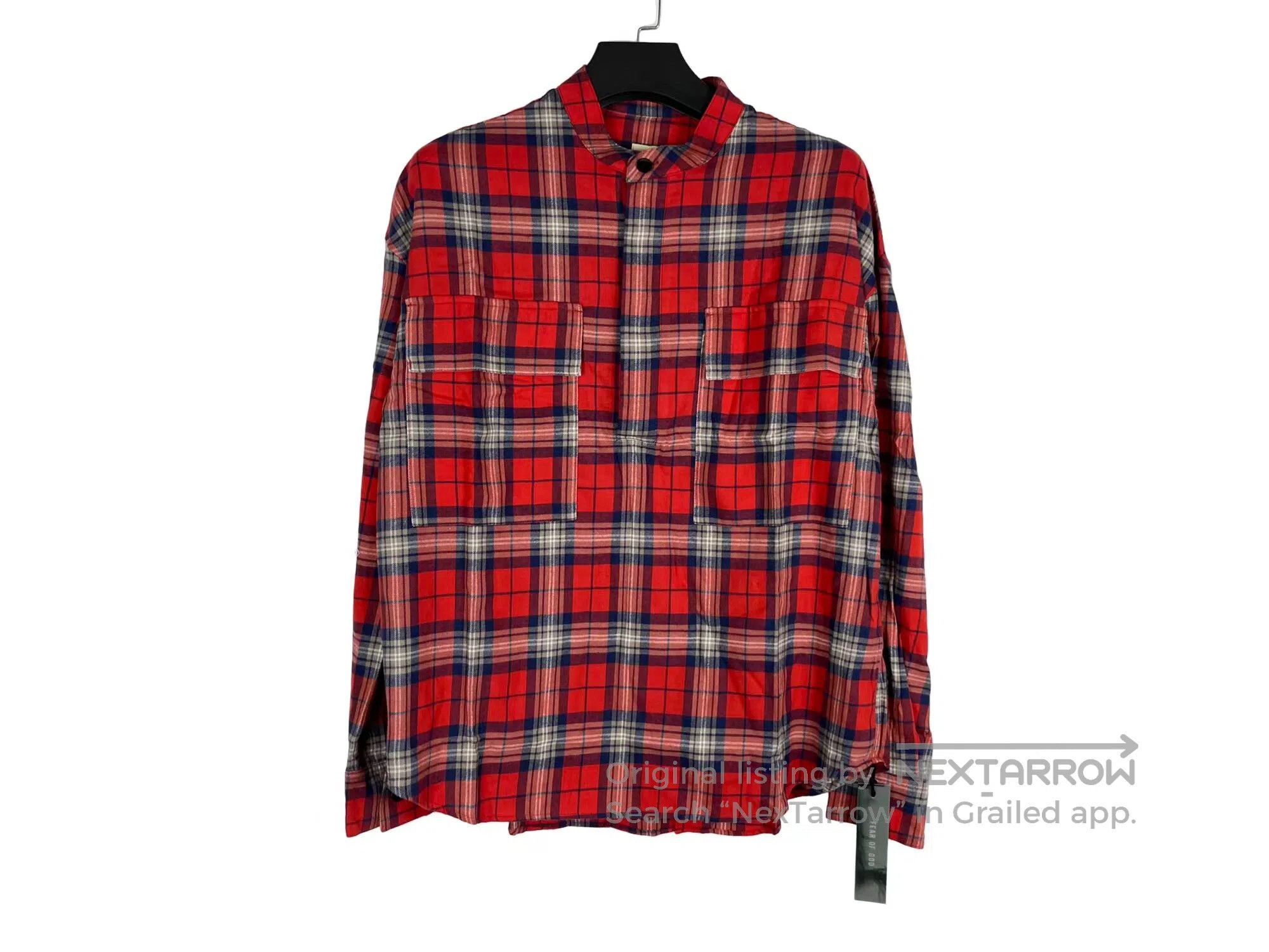 Fear of God FEAR OF GOD Main Line Plaid Long Sleeve Henry Neck Shirt Size US M / EU 48-50 / 2 - 1 Thumbnail