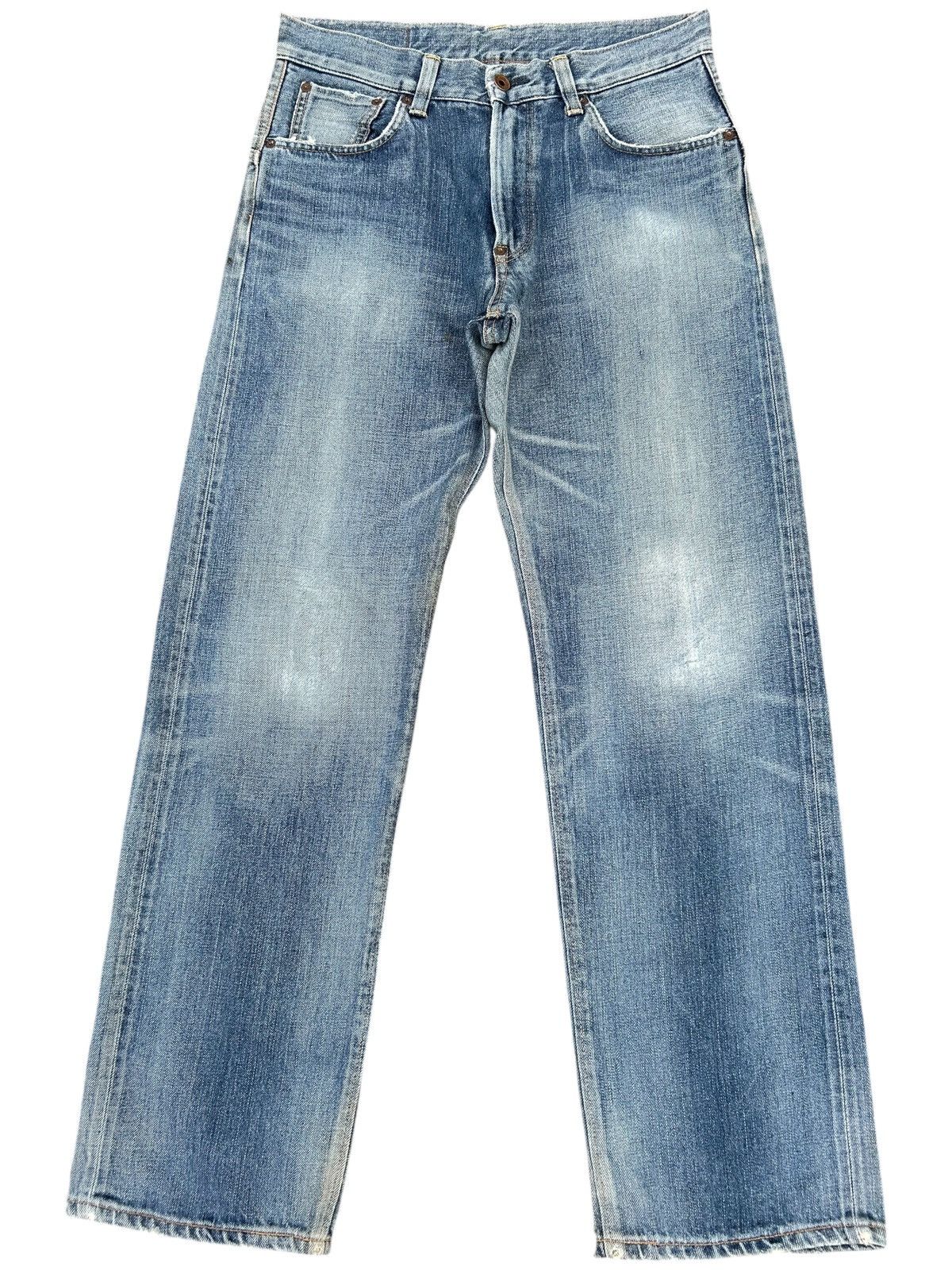 Kapital Vintage Edwin half Selvedge Distressed Denim Jeans Size US 32 / EU 48 - 1 Thumbnail