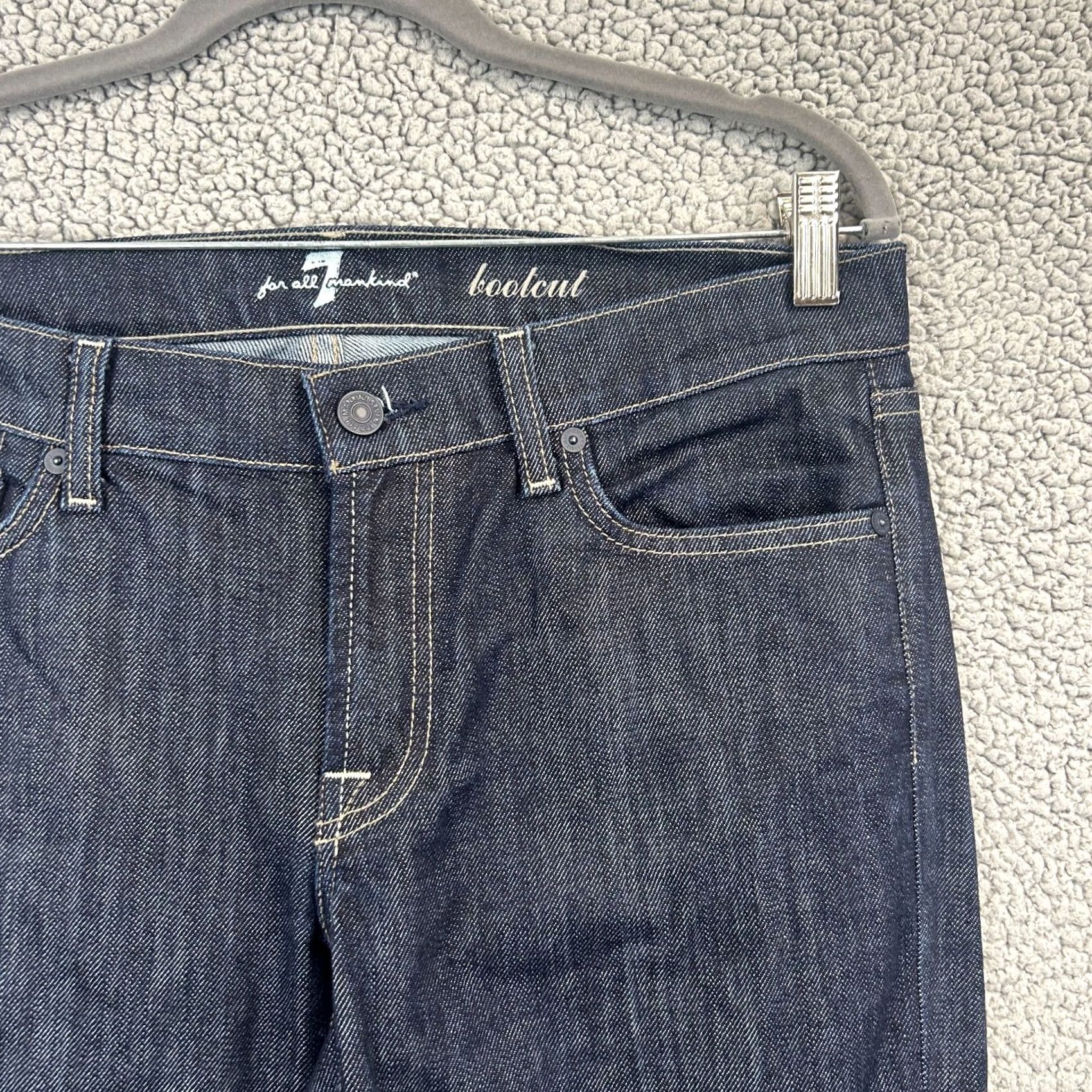 7 For All Mankind 7 For All Mankind Jeans Blue Bootcut 34 Waist 34 Inseam Slim 7 For All Mankind Paxtyn Womens Size 32-34 Size 24" / US 00 / IT 34 - 2 Thumbnail