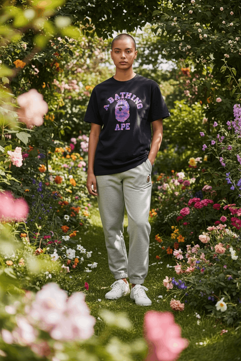 Bape A Bathing Ape (BAPE) College Logo Tee Size US S / EU 44-46 / 1 - 1 Thumbnail