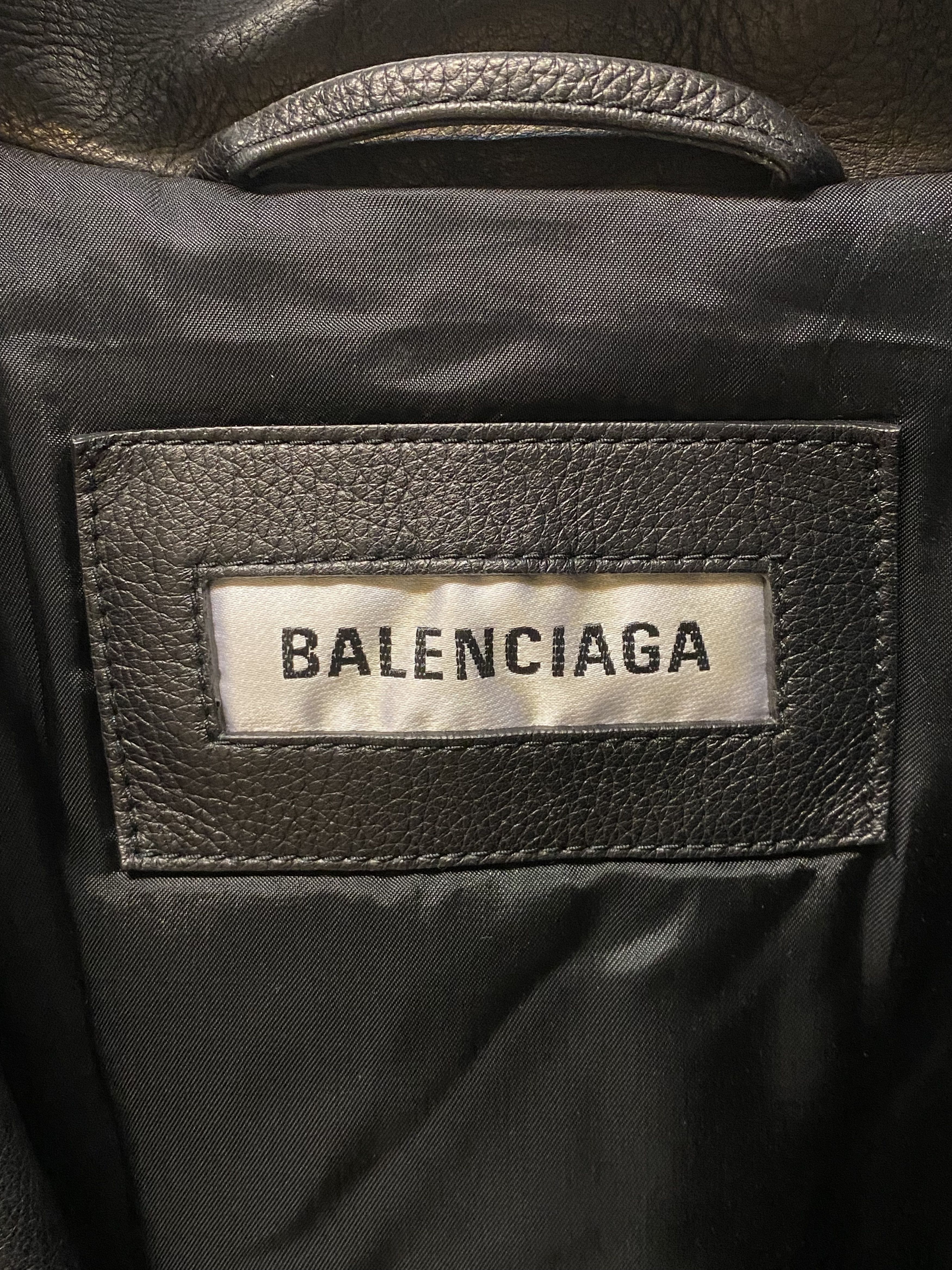 Balenciaga BALENCIAGA 2017 Runway 3-way biker jacket Size US XXS / EU 40 - 8 Thumbnail