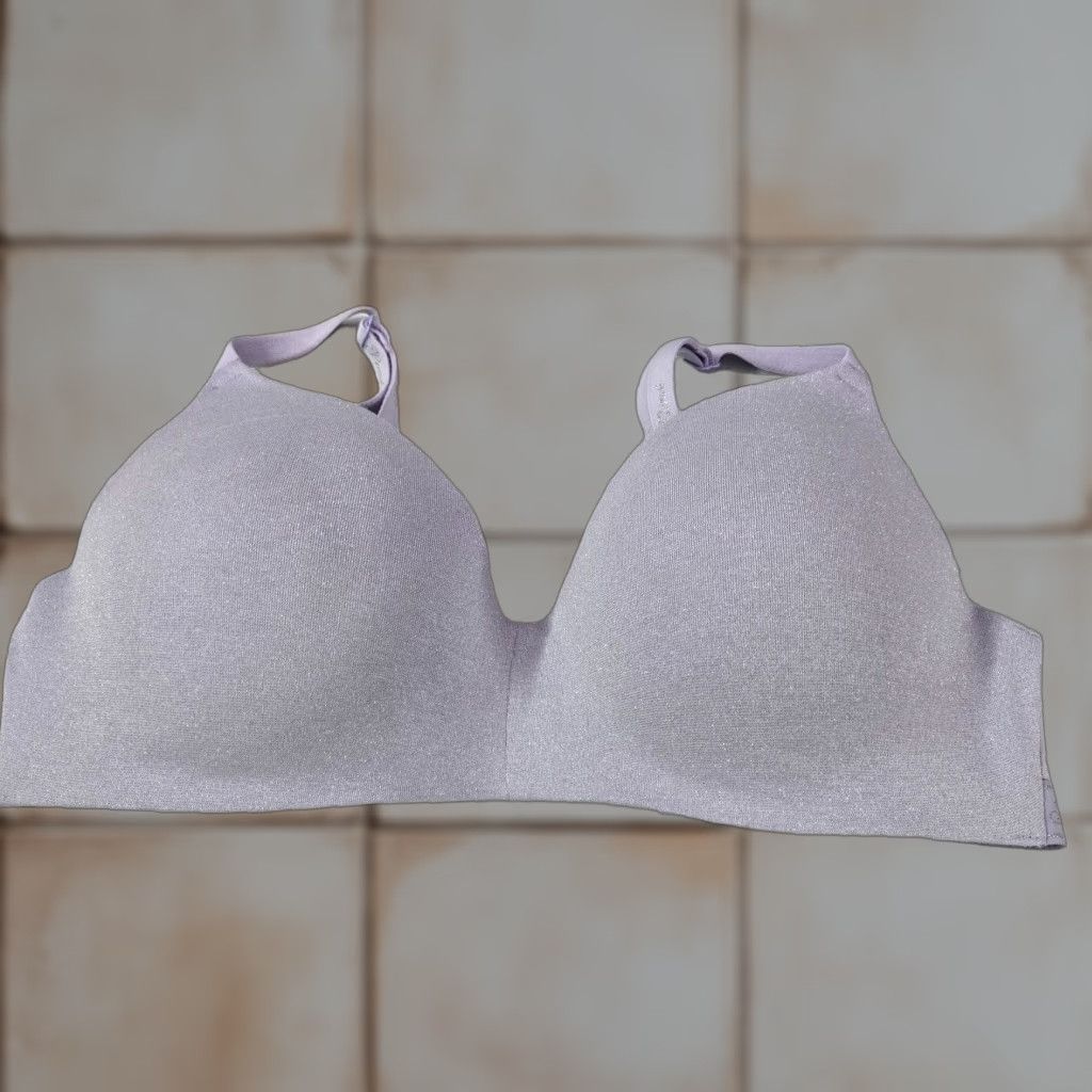 Victorias Secret Vintage Victoria's Secret Pink Women Bra 38D Pink Wireless Lightly Lined T-Shirt Bra