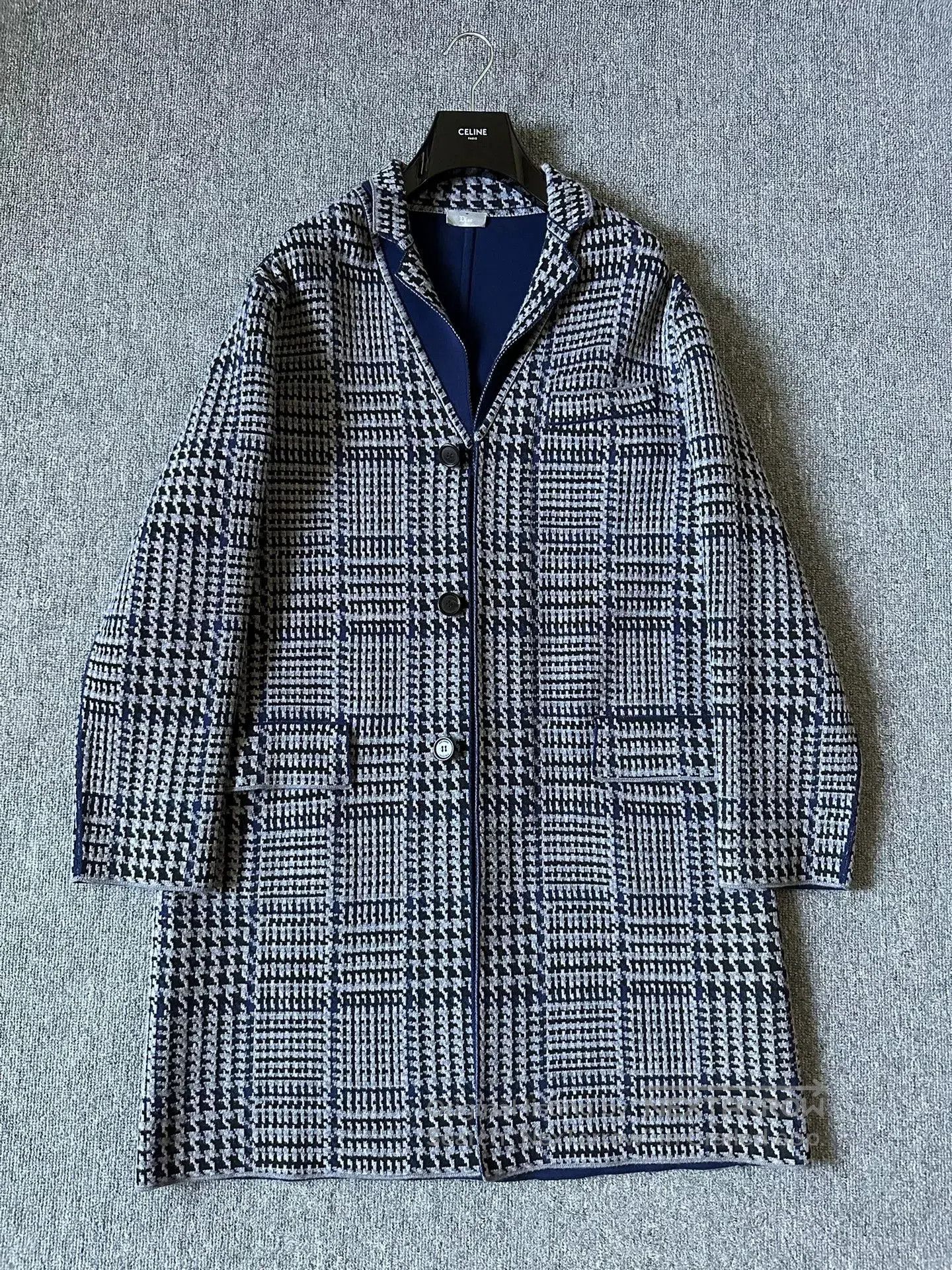 Dior Dior Homme 15FW Houndstooth Woven Coat. Size US M / EU 48-50 / 2 - 1 Thumbnail