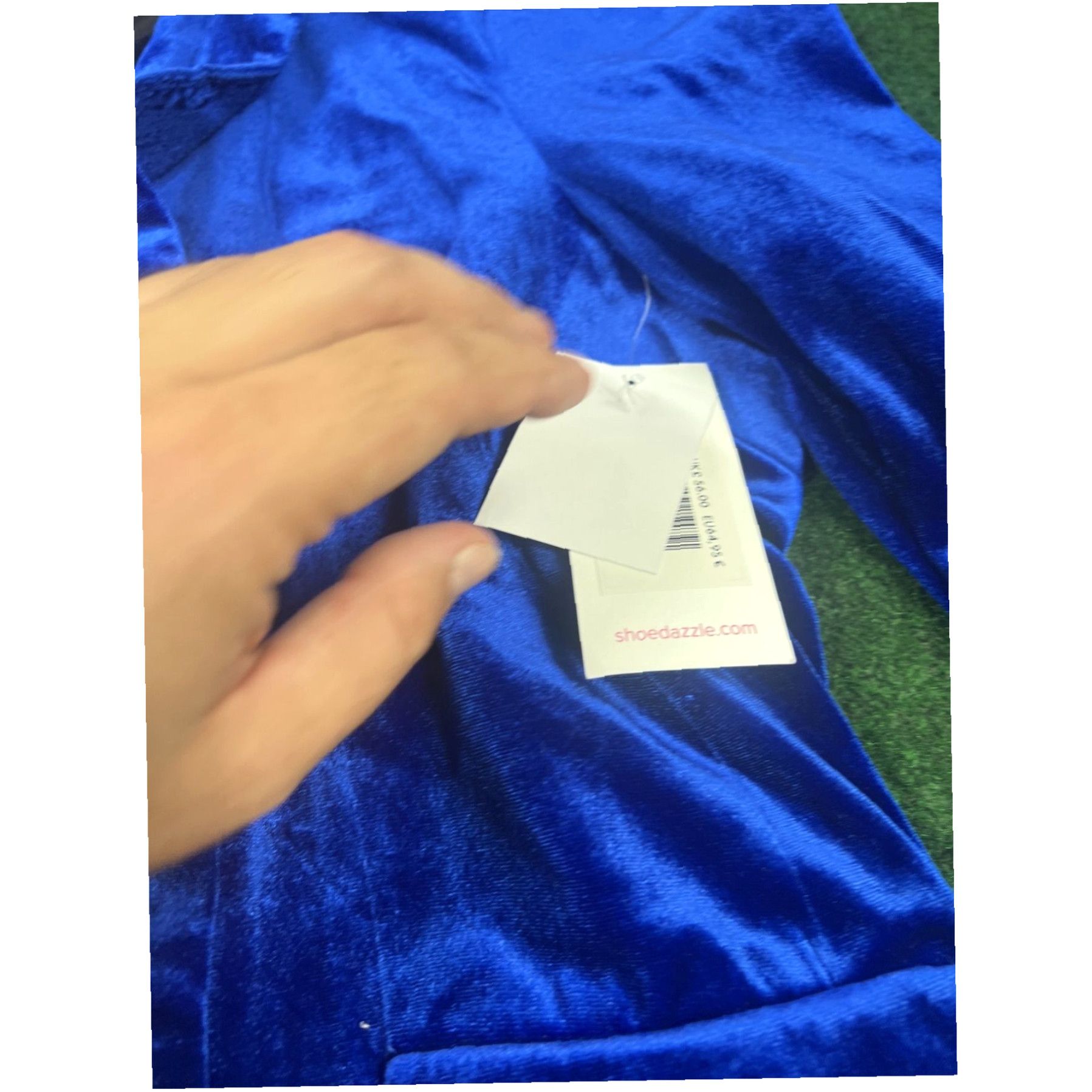 Vintage ShoeDazzle Soft Blazer Jacket Tie Knot Blue Size-XL New $64.95 Size XL / US 12-14 / IT 48-50 - 3 Thumbnail