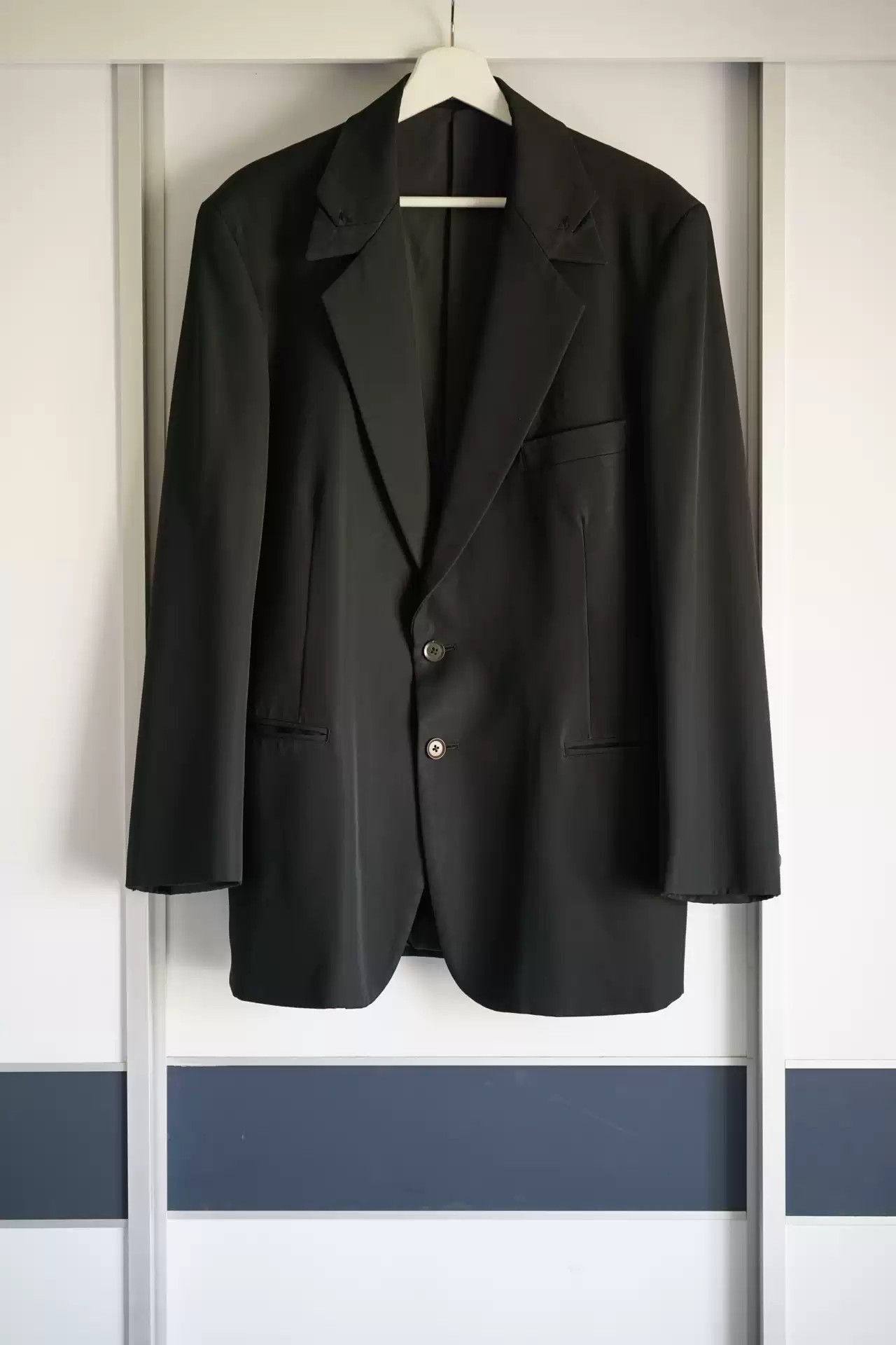 Yohji Yamamoto Yohji Yamamoto 01aw Mafia Patchwork Collar Blazer 